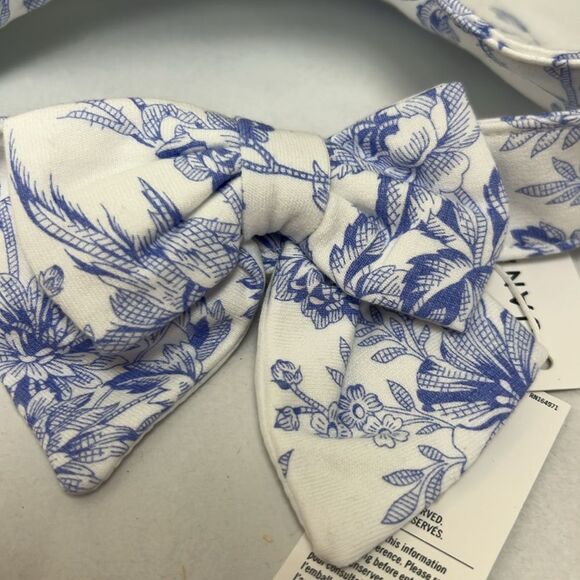 Janie and Jack 100049207 periwinkle floral toile visor NWT - Picture 5 of 8